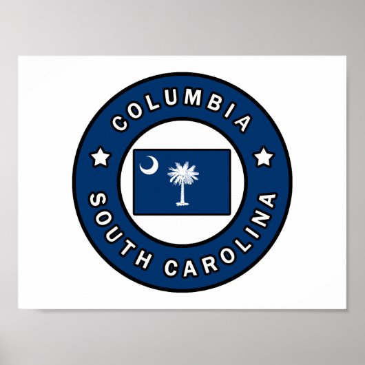 Columbia South Carolina Poster (Voorkant)