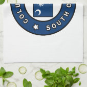 Columbia South Carolina Theedoek (Gevouwen)