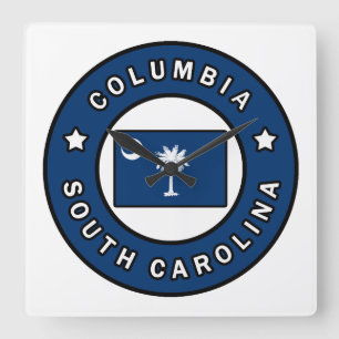 Columbia South Carolina Vierkante Klok