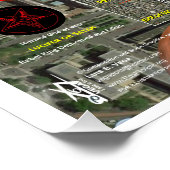 Columbia Star kaart Perfect Poster (Hoek)