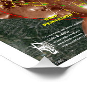 Columbia Star kaart Perfect Poster (Hoek)