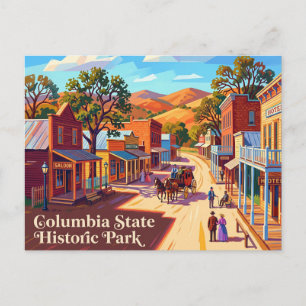 Columbia State Historic Park Californië Briefkaart