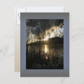 Columbia Sunset Briefkaarten (Voorkant / Achterkant)