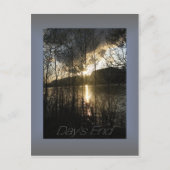 Columbia Sunset Briefkaarten (Voorkant)