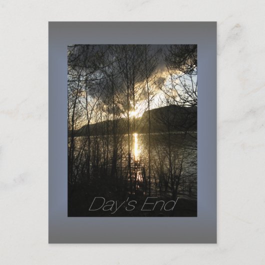 Columbia Sunset Briefkaarten (Voorkant)