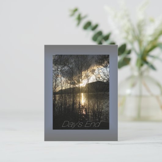 Columbia Sunset Briefkaarten (Staand voorkant)