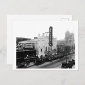 Columbia Theater, openingsavond Feestdagenkaart (Voorkant / Achterkant)