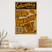 Columbia Theater Vintage Poster (Keuken)