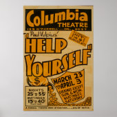 Columbia Theater Vintage Poster (Voorkant)