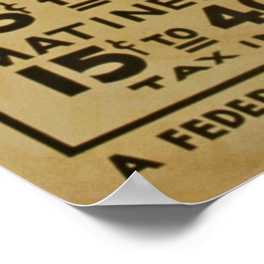 Columbia Theater Vintage Poster (Hoek)