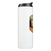 Columbia Trail New Jersey kleuren Thermosbeker (Gedraaid links)