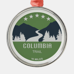 Columbia Trail New Jersey Metalen Ornament