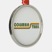 Columbia Trail New Jersey Metalen Ornament (Rechts)