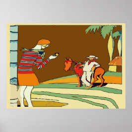 Columbia Travel Poster, voeg tekst toe Poster