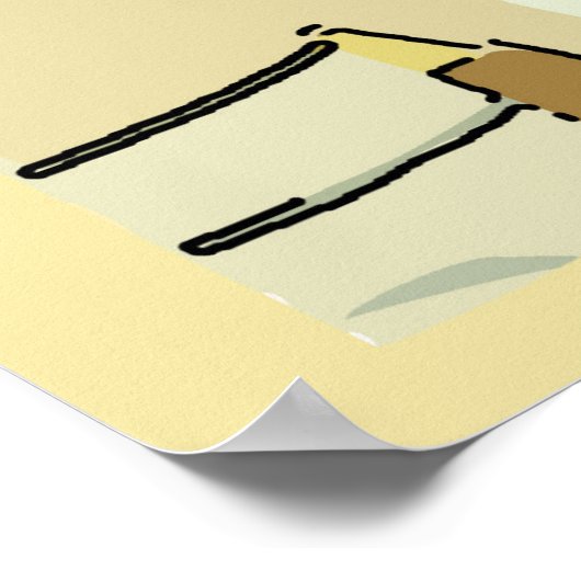 Columbia Travel Poster, voeg tekst toe Poster (Hoek)