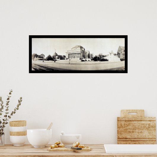 Columbia University Library Foto 1902 Poster (Keuken)