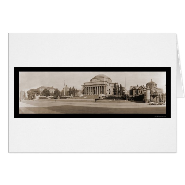 Columbia University NY Foto 1909 (Voorkant Horizontaal)