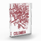 COLUMBIA Urban Blueprint Art Print Fotoblokken (Links)