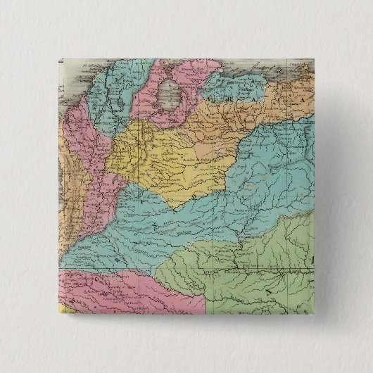 Columbia Vierkante Button 5,1 Cm (Voorkant)