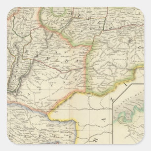 Columbia Vierkante Sticker