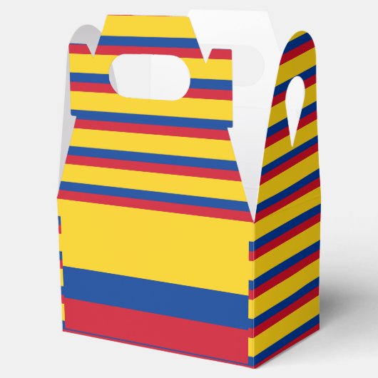 Columbia vlag Favor Box Bedankdoosjes (Geopend)