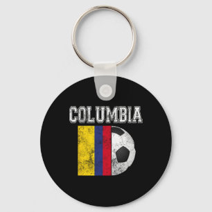 Columbia Vlag - Voetbal  Sleutelhanger