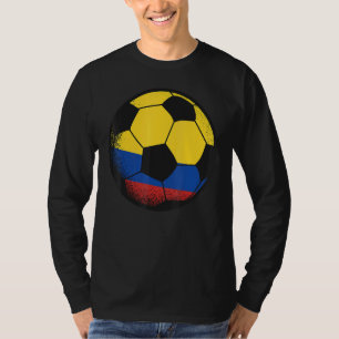 Columbia Voetbal Colombiaanse vlagsport Enthusi T-shirt
