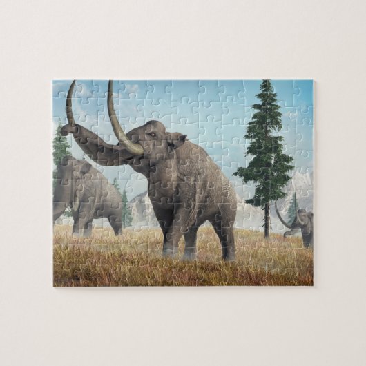 Columbiaanse Mammoths Legpuzzel (Horizontaal)