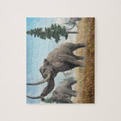 Columbiaanse Mammoths Legpuzzel (Verticaal)