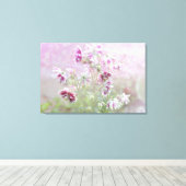 Columbine Beauty Canvas Afdruk (Insitu (Houten vloer))