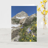 Columbine Beneath Paiute Peak Card Kaart (Gele Bloem)