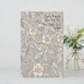 Columbine Bloem briefpapier (Staand voorkant)