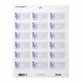 Columbine Boeket 1 Adresetiketten Etiket (Full Sheet)