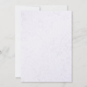 Columbine Boeket 2 bruiloft uitnodigingen (Achterkant)