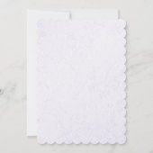 Columbine Boeket Bruiloft Uitnodigingen (Achterkant)