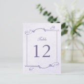 Columbine Boeket Tafelnummer (briefkaart) (Staand voorkant)