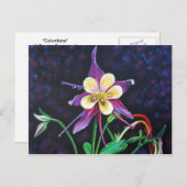 Columbine Briefkaart (Voorkant / Achterkant)