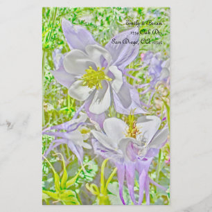 Columbine-briefpapier papier