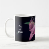 Columbine Flower Enhanced Personalized Koffiemok (Links)