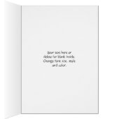 Columbine Flower Photography Note Card (Binnen (Rechts))