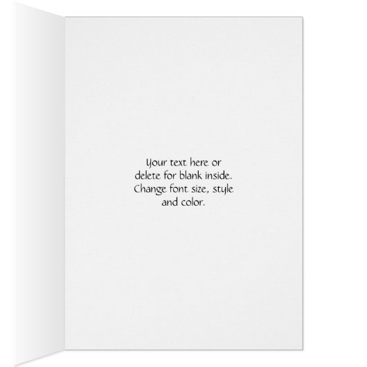 Columbine Flower Photography Note Card (Binnen (Rechts))