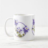 Columbine Flowers Koffiemok (Links)