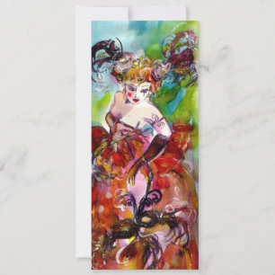 COLUMBINE, Mardi Gras, Sweet 16 Masquerade Party Kaart