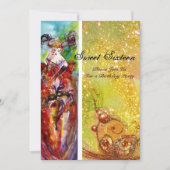 COLUMBINE, Mardi Gras, Sweet 16 Masquerade Party Kaart (Voorkant)