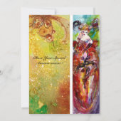 COLUMBINE, Mardi Gras, Sweet 16 Masquerade Party Kaart (Achterkant)