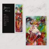 COLUMBINE/Mode Ontwerper, uitvoerende Kunsten Visitekaartje (Voorkant / Achterkant)