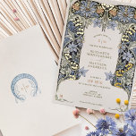 Columbine Morris Victoriaans Vintage bruiloft Folie Uitnodiging<br><div class="desc">Ontdek de betovering van een bruiloft met een Victoriaans thema met deze elegante uitnodiging, geïnspireerd door de legendarische designer William Morris. In de Victoriaans tijd waren bruiloften meer dan louter ceremonies; ze symboliseerden de eenheid en groei die twee levens met elkaar verbindt. Het verstrengelde groen en de bloemen in dit...</div>