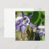 Columbine Planten Uitnodiging (Voorkant / Achterkant)