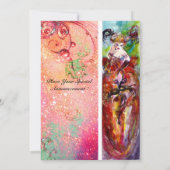 COLUMBINE ,Sweet 16 Masquerade Party,roze goud Kaart (Achterkant)