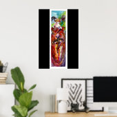 COLUMBINE / Venetiaans Maskerade Bal Poster (Thuiskantoor)